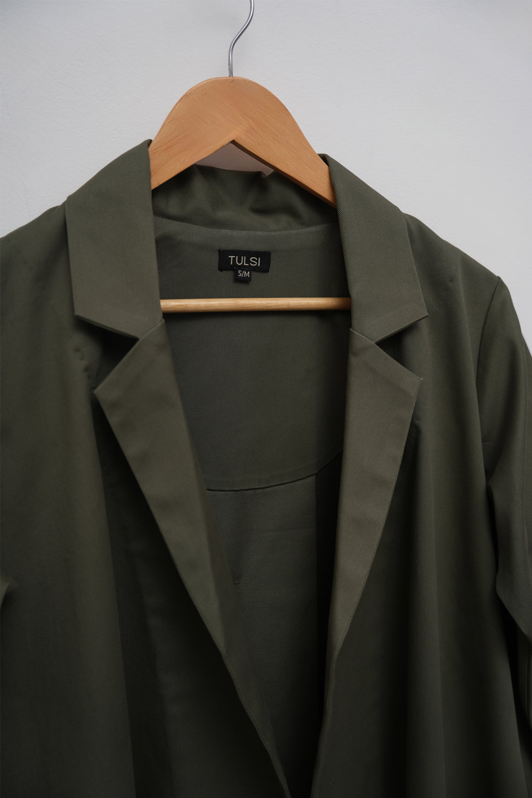 Olive Poplin Jacket