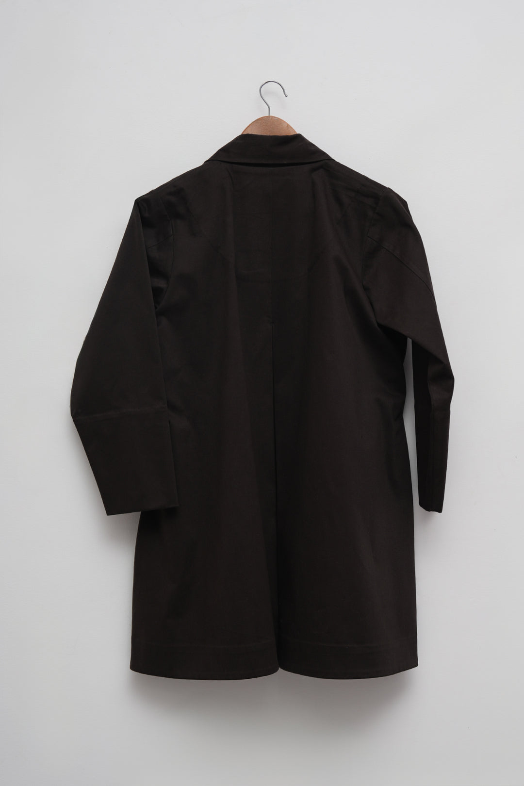 Charcoal Poplin Jacket