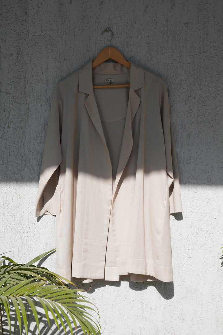 Beige Linen Jacket
