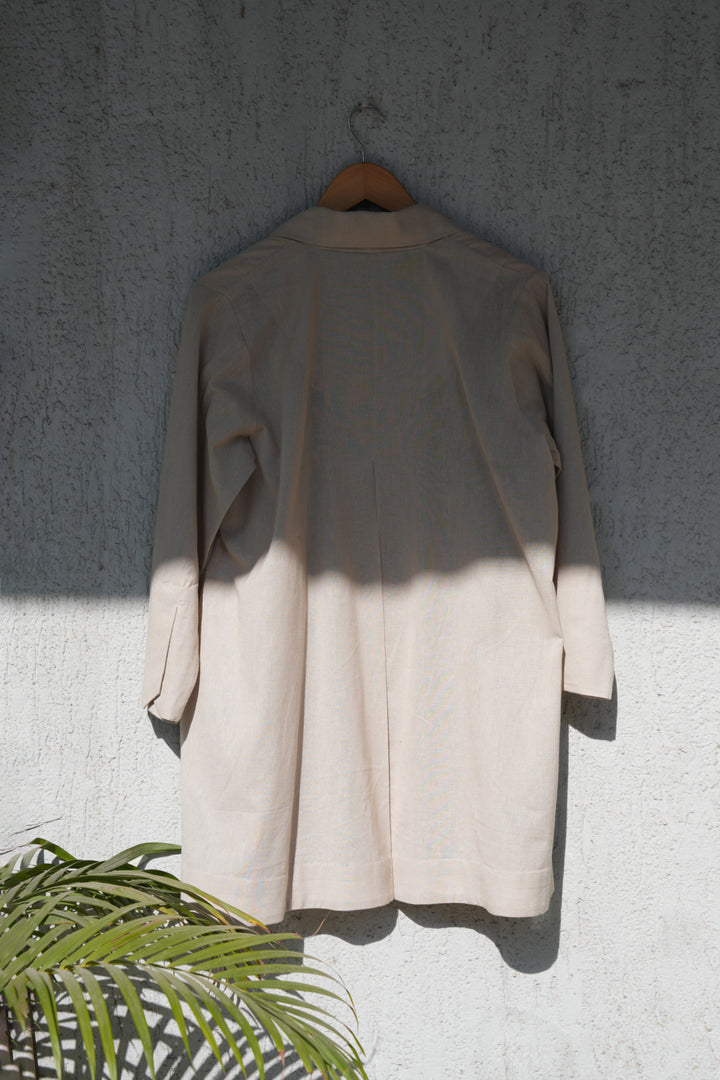 Beige Linen Jacket