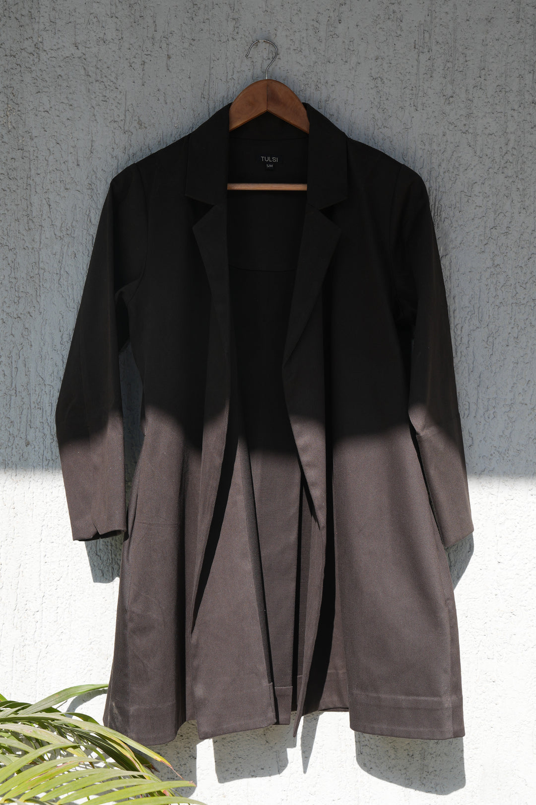 Charcoal Poplin Jacket