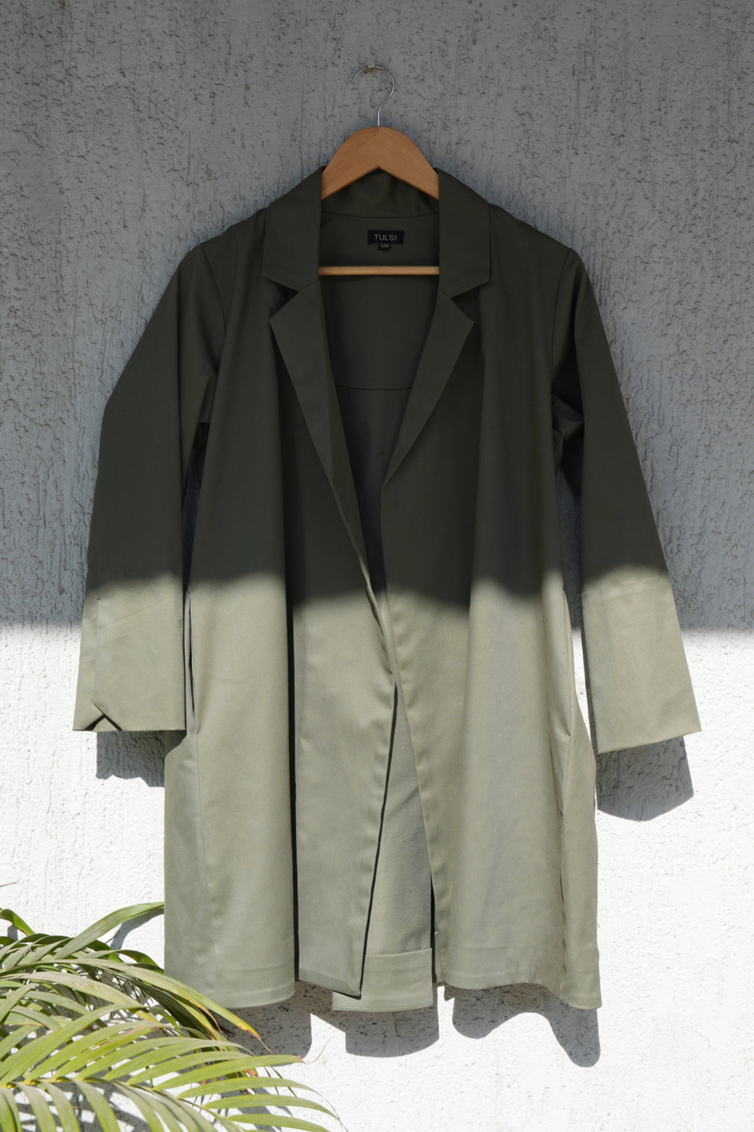 Olive Poplin Jacket