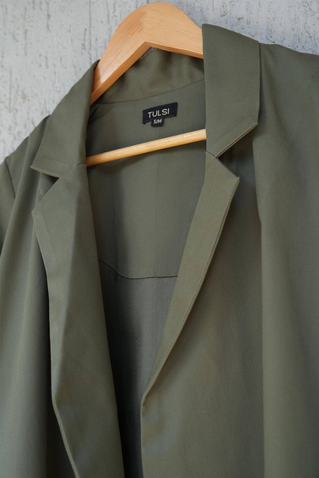 Olive Poplin Jacket