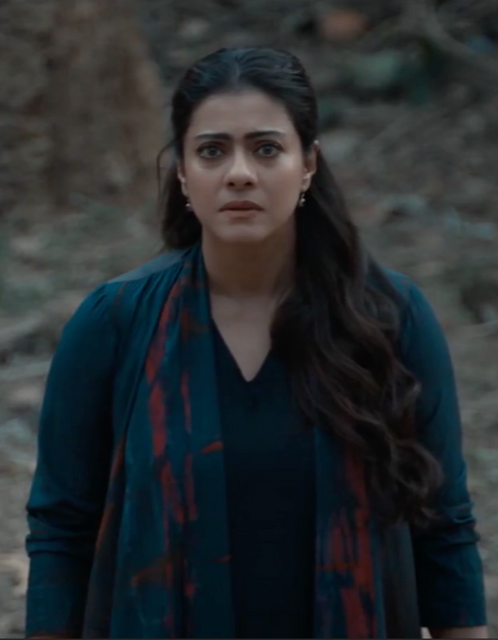 Blue Hand Dyed Shibori Silk Cape with Slip