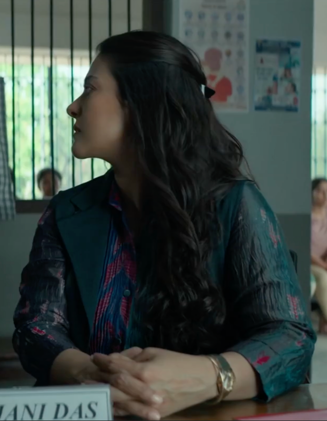 Blue Hand Dyed Shibori Pintucked Silk Tunic