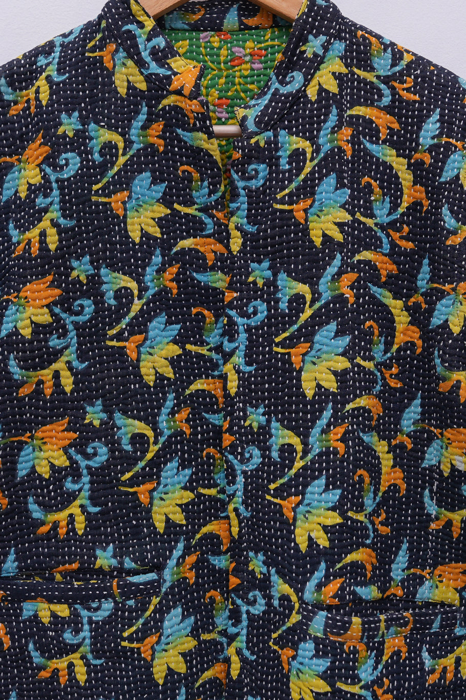 Vintage Cotton Kantha Jacket