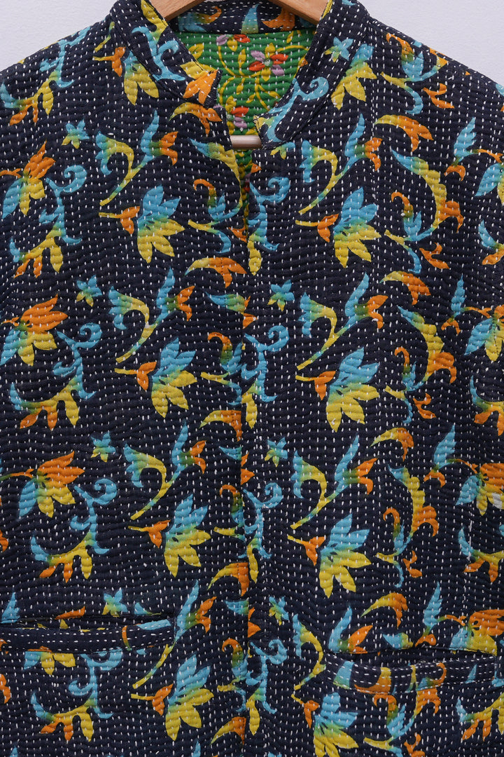 Vintage Cotton Kantha Jacket