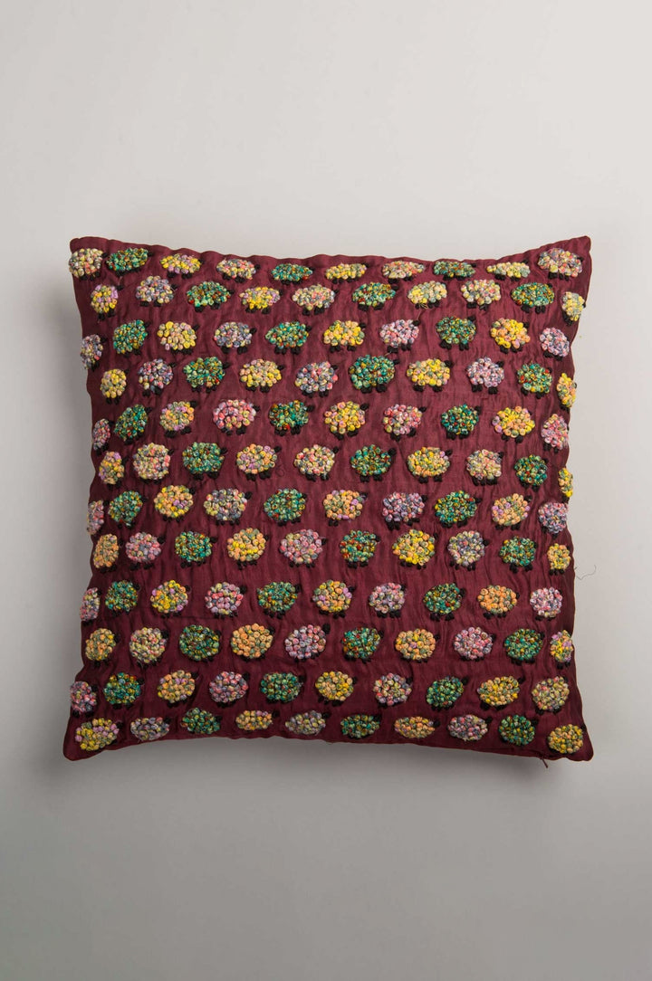 French Knot Cushion Cover