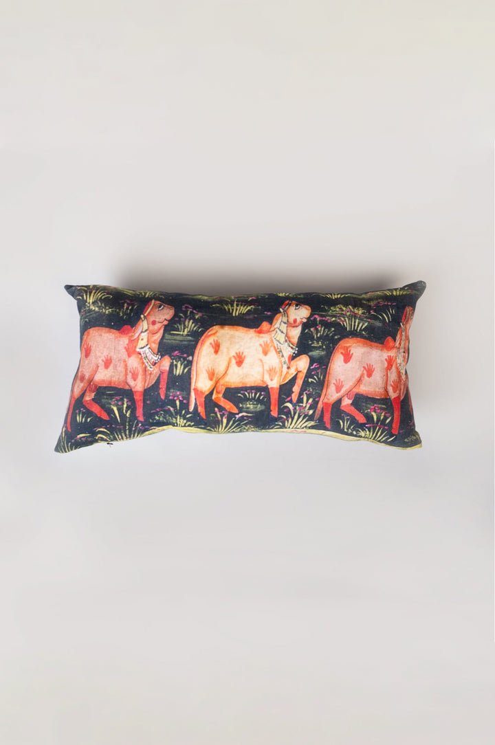 Multicolor Printed Cotton Cushion Cover