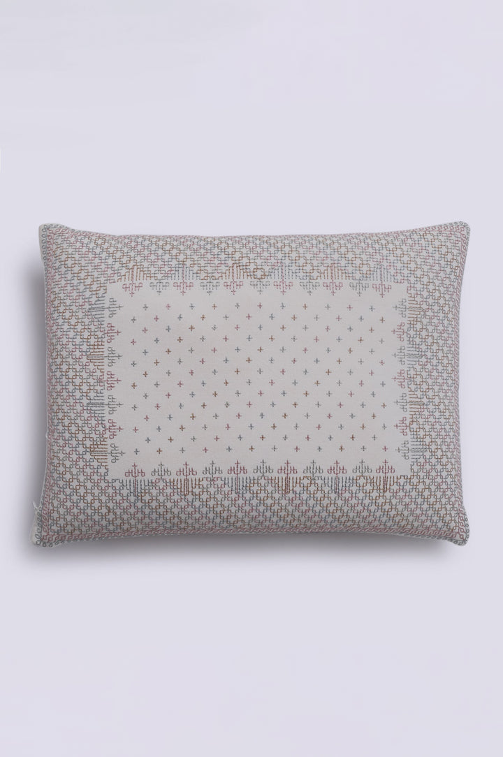 Natural vintage embroidery Cushion Cover