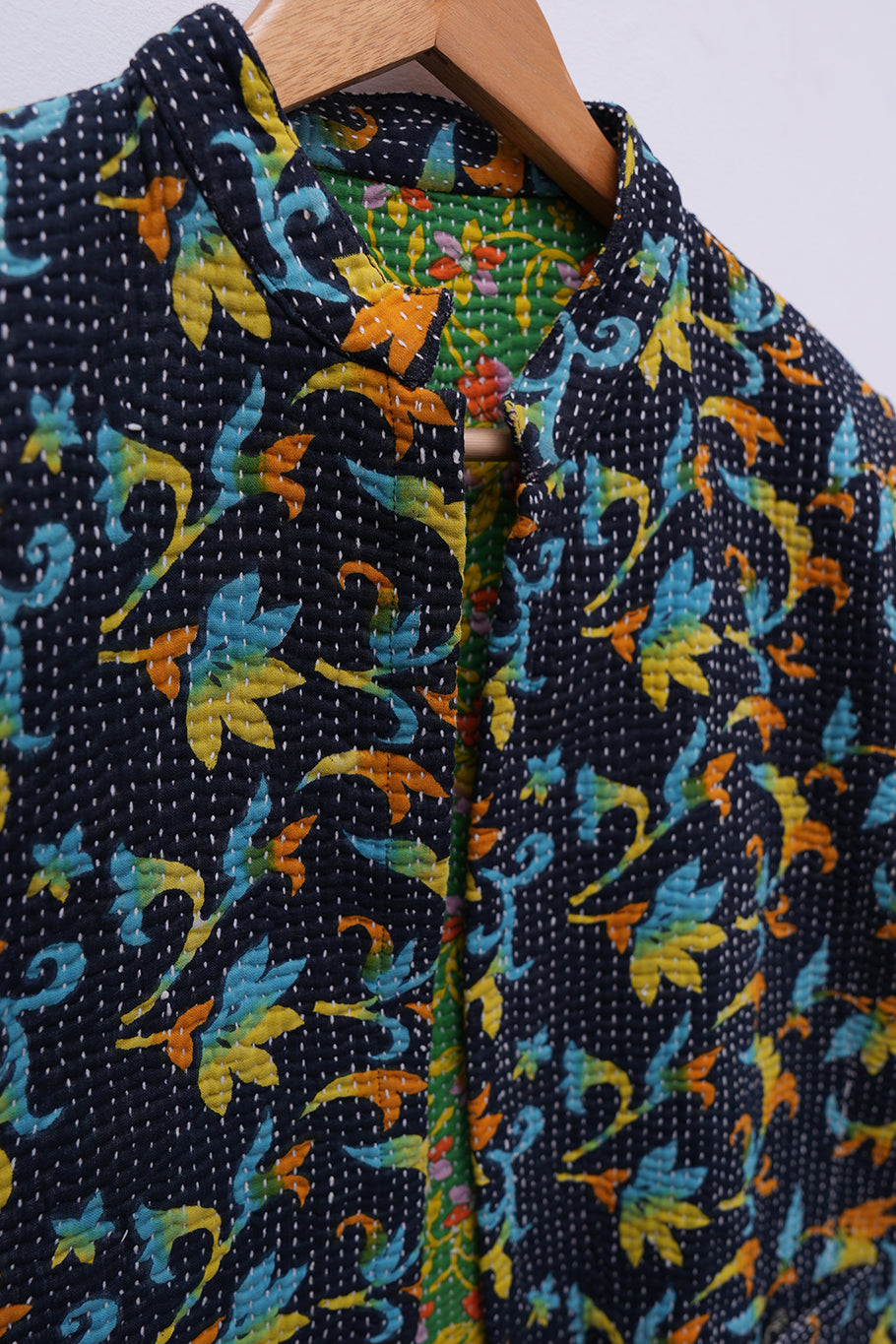 Vintage Cotton Kantha Jacket