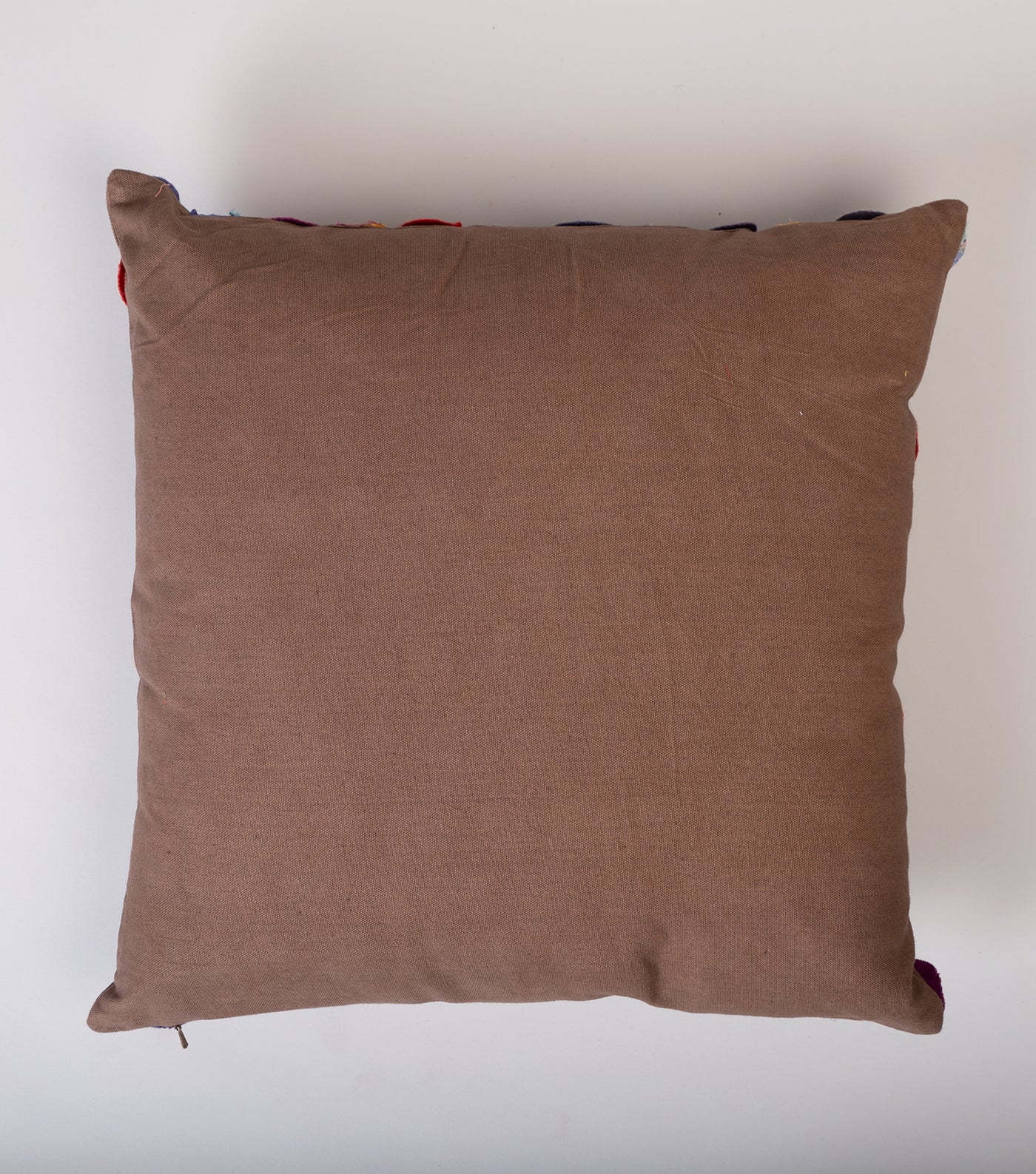 Multicolor Cotton Patch Work Embroidered Cushion Cover