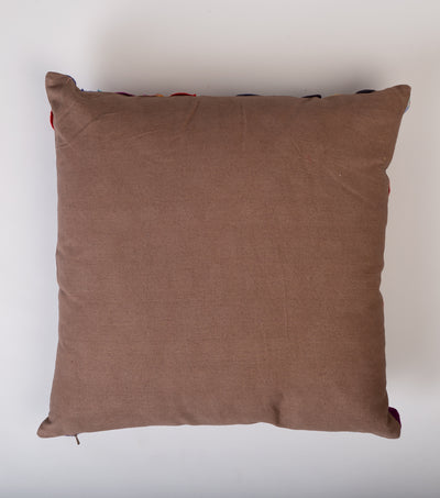 Multicolor Cotton Patch Work Embroidered Cushion Cover
