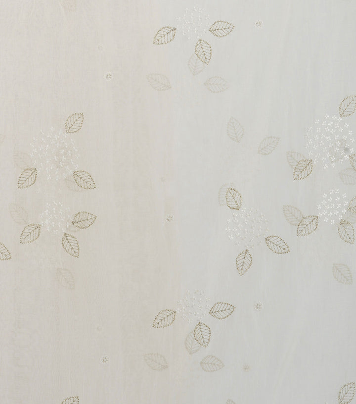 Natural chanderi embroidered dupatta