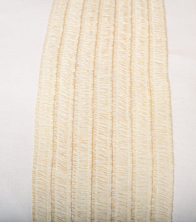White Cotton Embroidered Cushion Cover