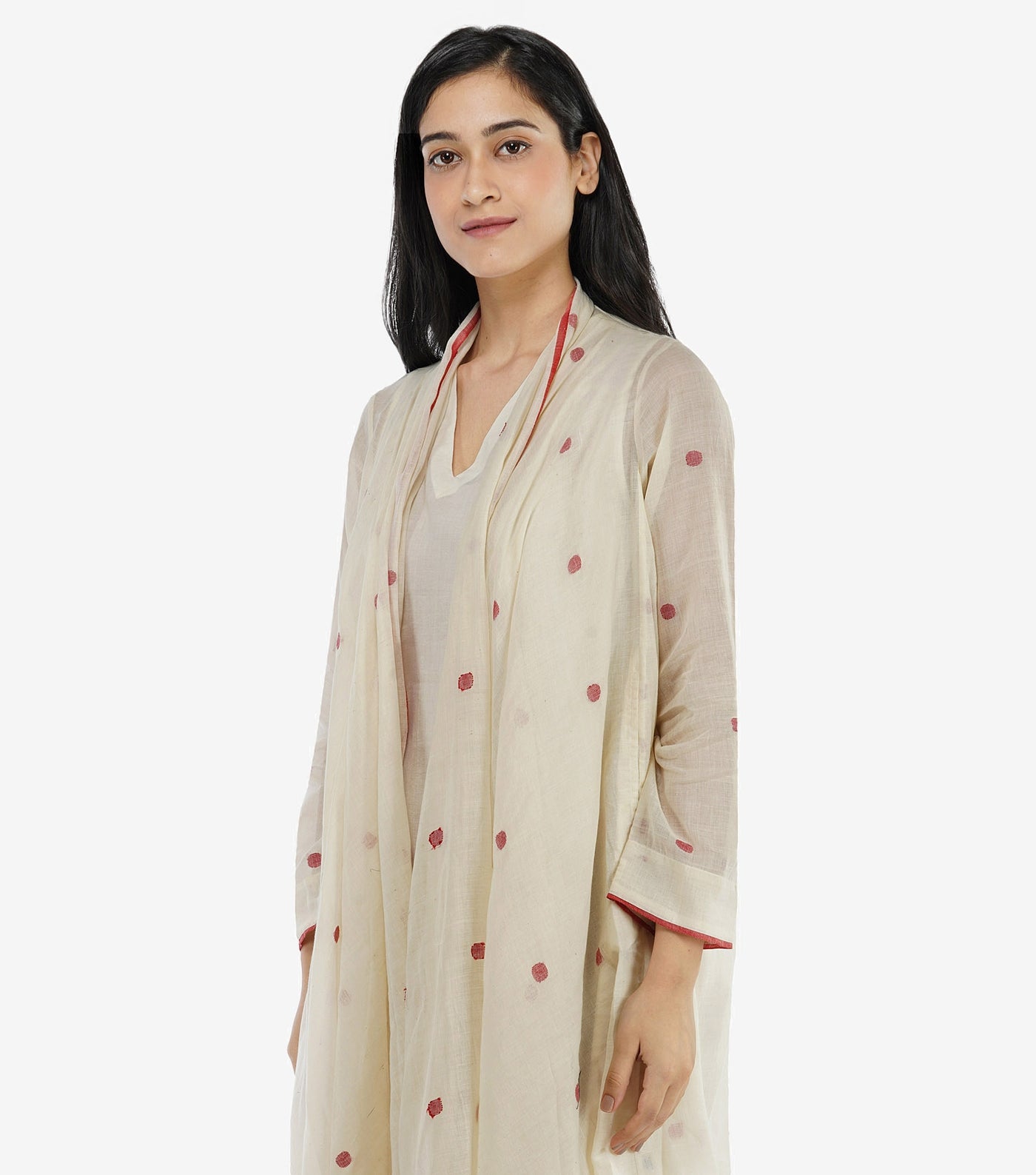 Natural cotton cape