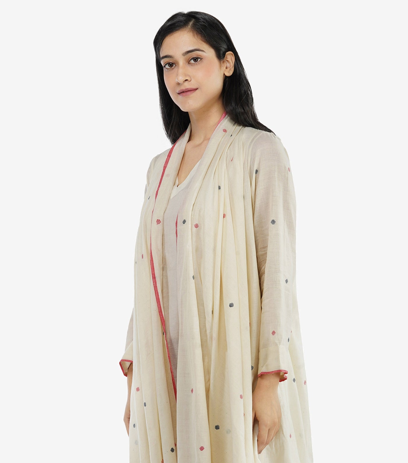 Natural cotton cape