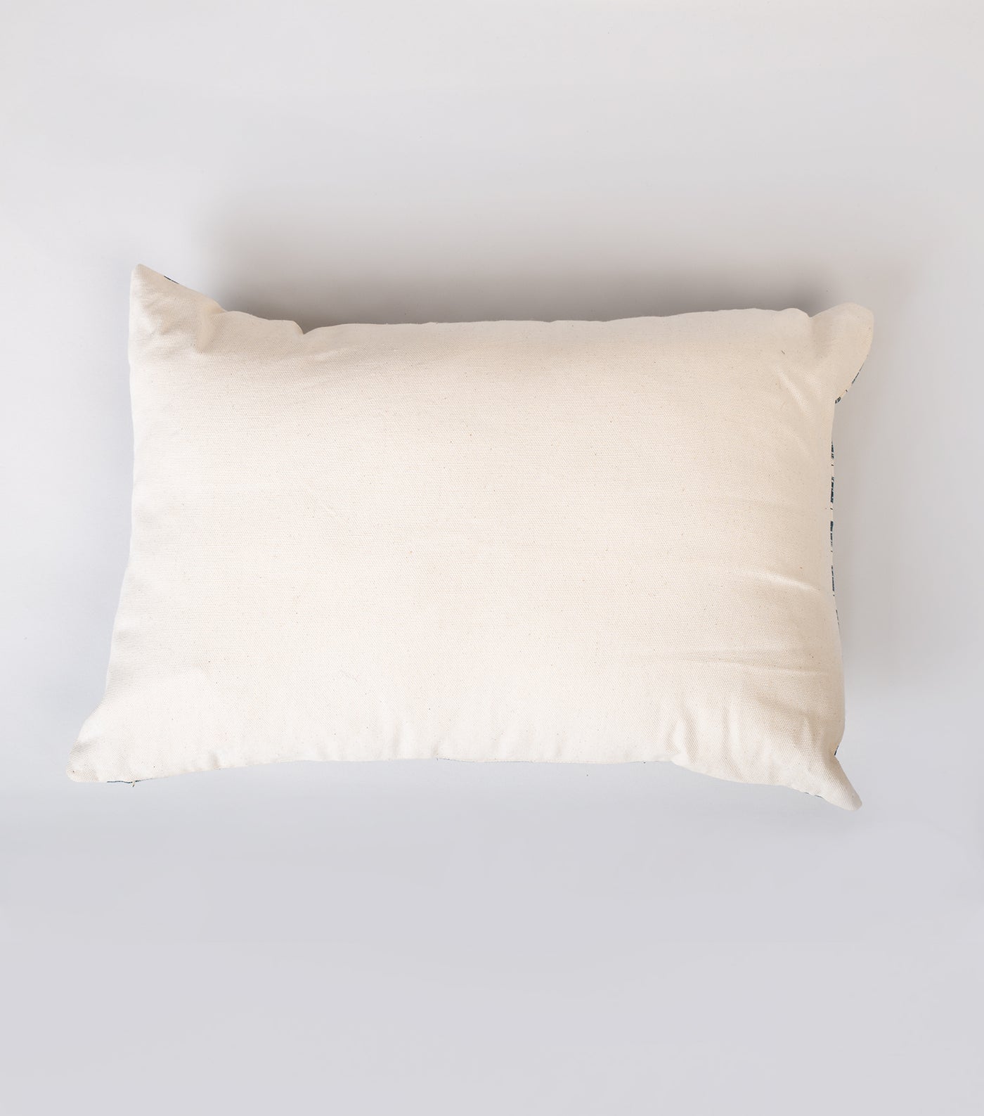 Off White Embroidered Cotton Cushion Cover