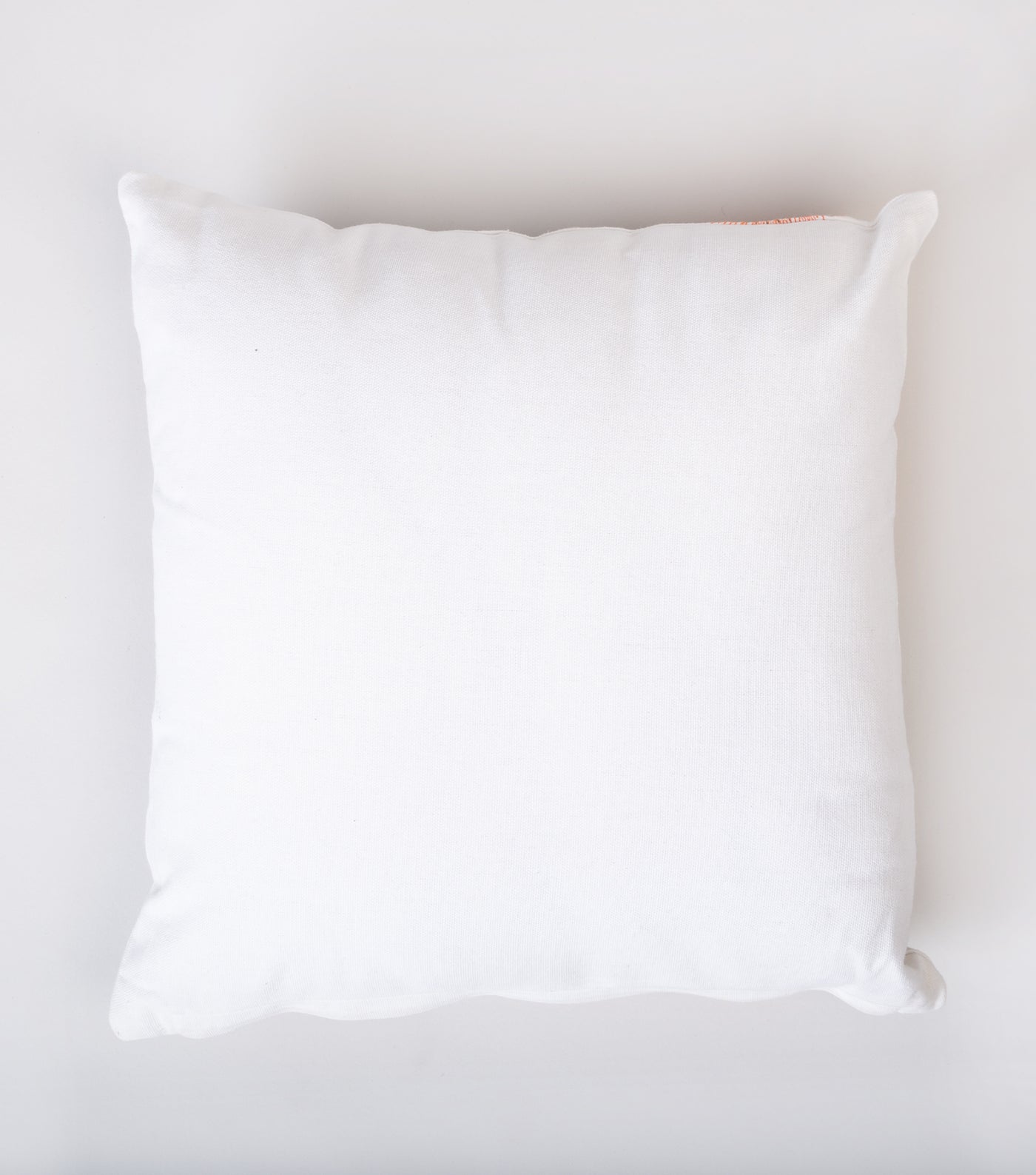 White Patch Work Embroidered Cotton Cushion Cover