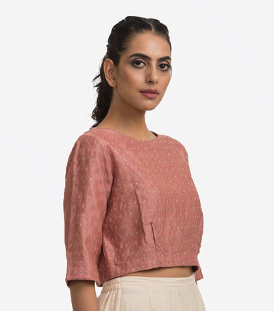 English rose embroidered blouse