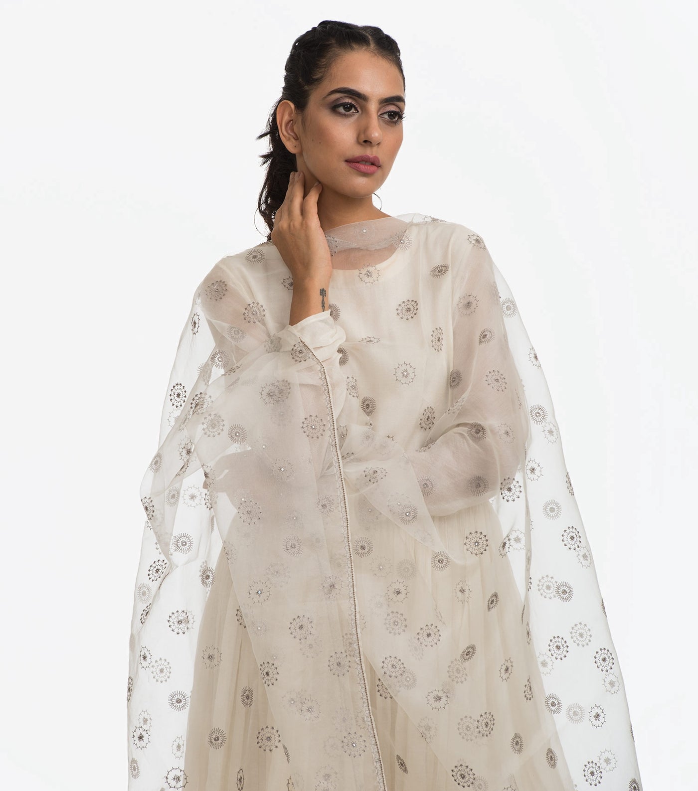 Natural Organza Dupatta