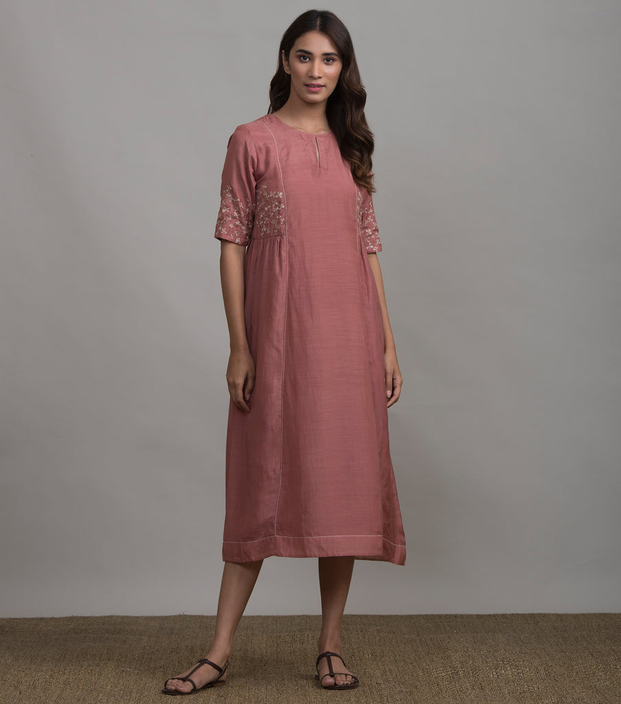 ワンピース COMOLI SILK DRESS ONE-PIECE | Signs