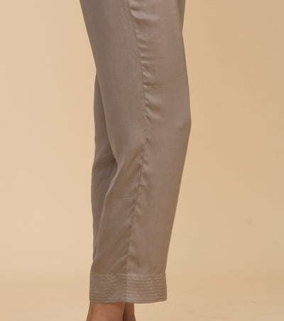 Beige Viscose Pant