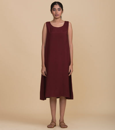 Maroon chanderi kedio set