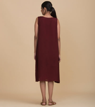 Maroon chanderi kedio set