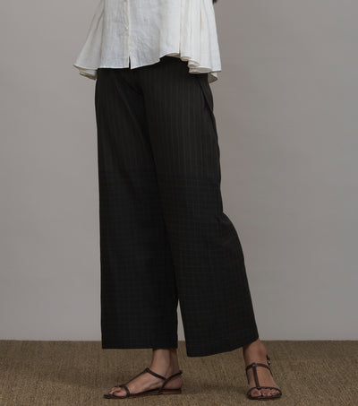 Charcoal khadi cuban pants