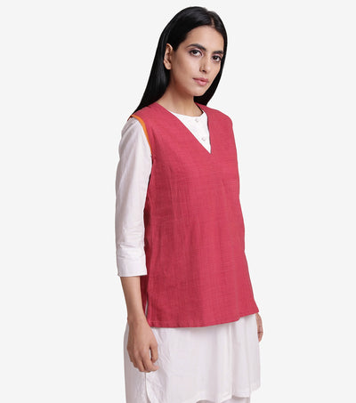 Pink khadi jacket