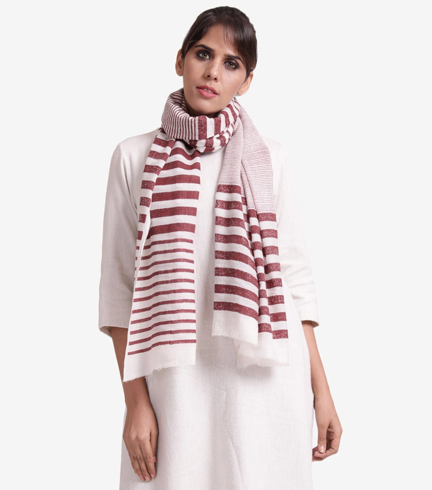 Printed wool stole