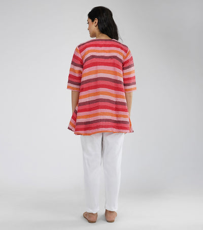 Summer Flared Cotton Top