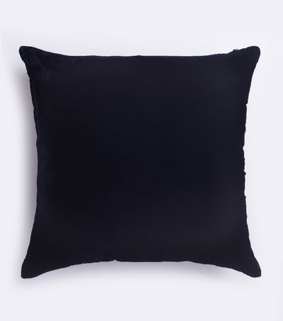 Floral Splatter Navy Velvet Cushion Cover