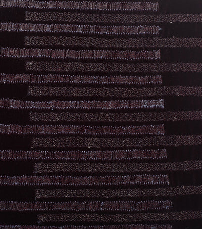 Twinkling Stripes Wine Velvet Cushion Cover