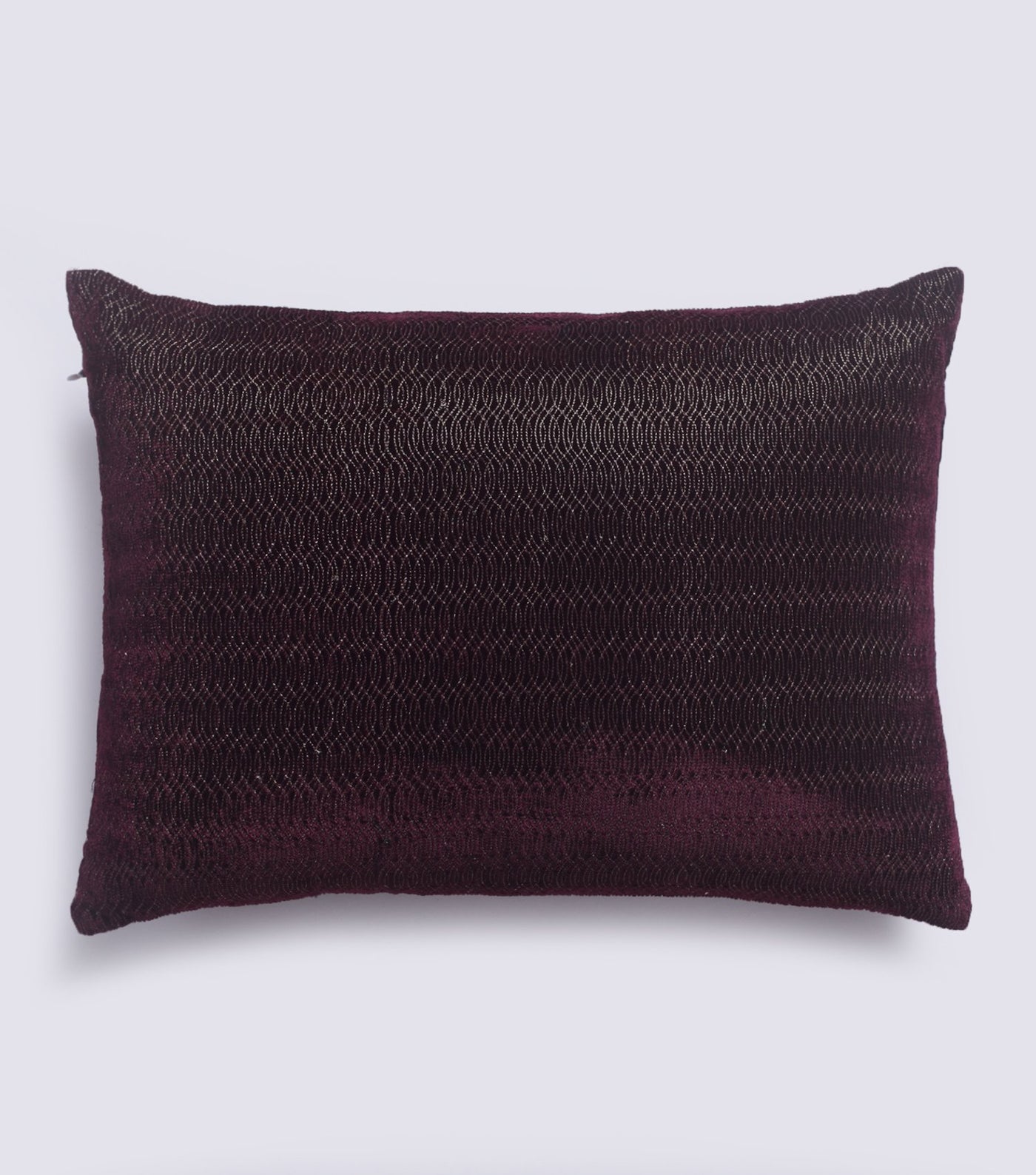 Entwind Wine Velvet Cushion Cover