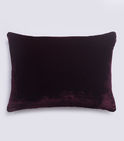 Maze Wine Velvet Cushion Cover