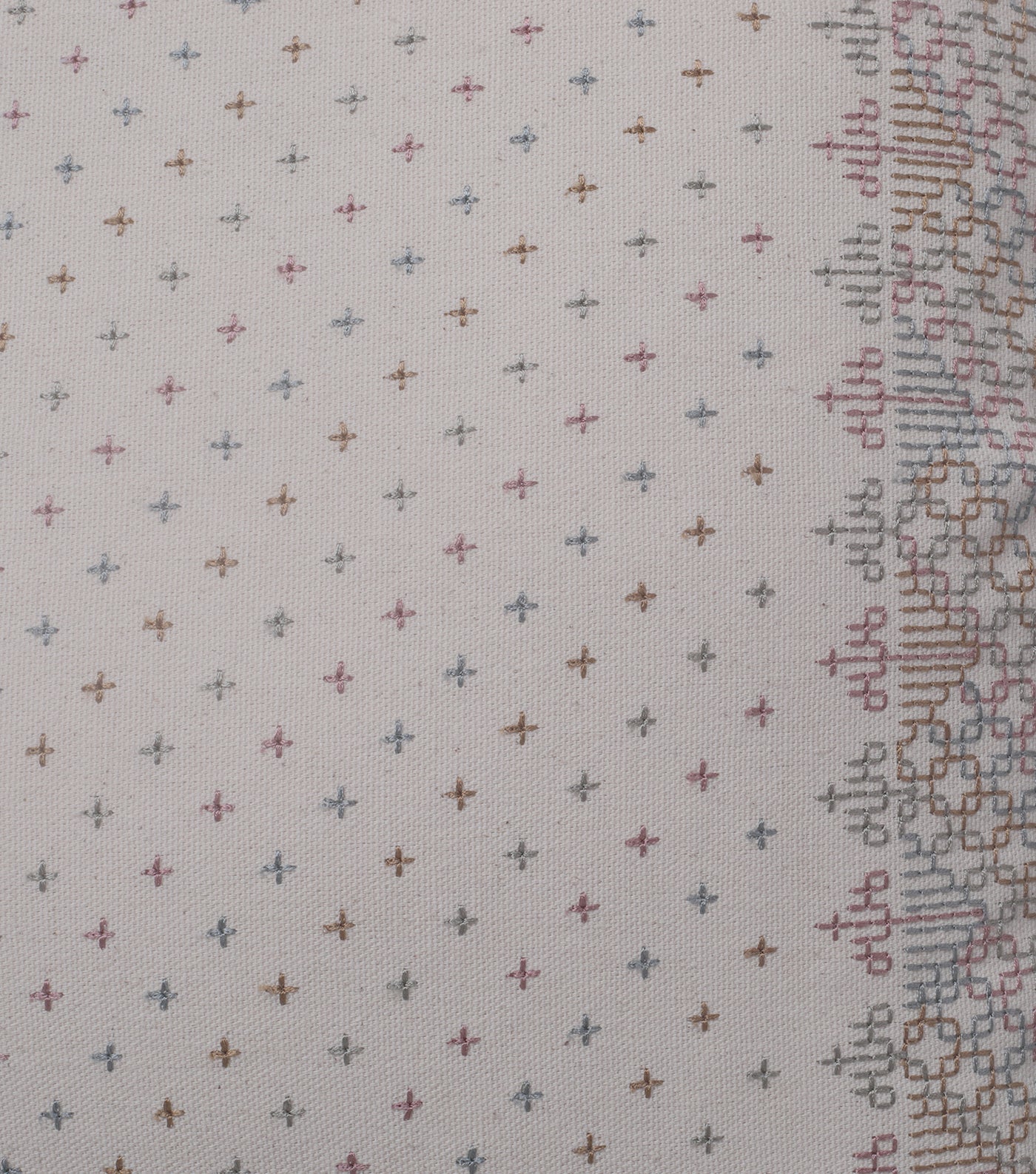 Natural vintage embroidery Cushion Cover