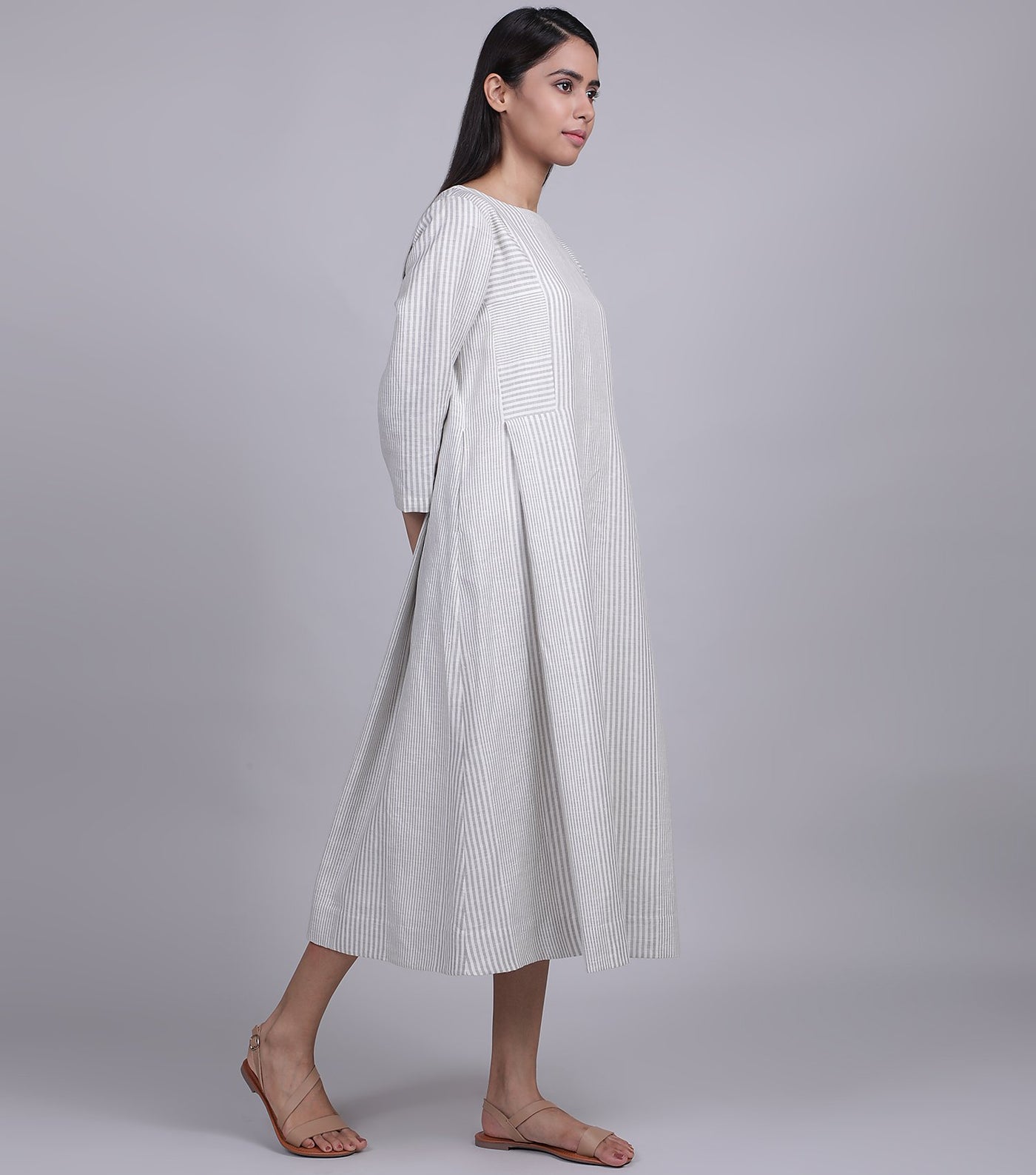 Natural Summer Cotton Linen Dress