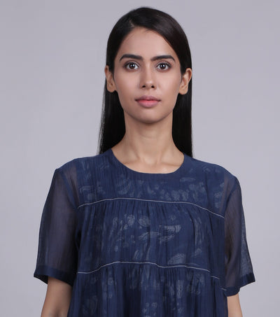 Navy Bright Summer Dress