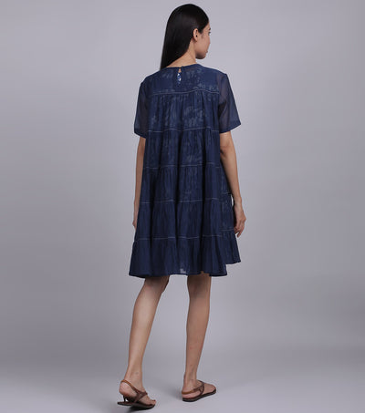 Navy Bright Summer Dress