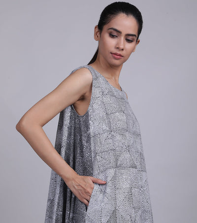 White Cotton Cambric Dress
