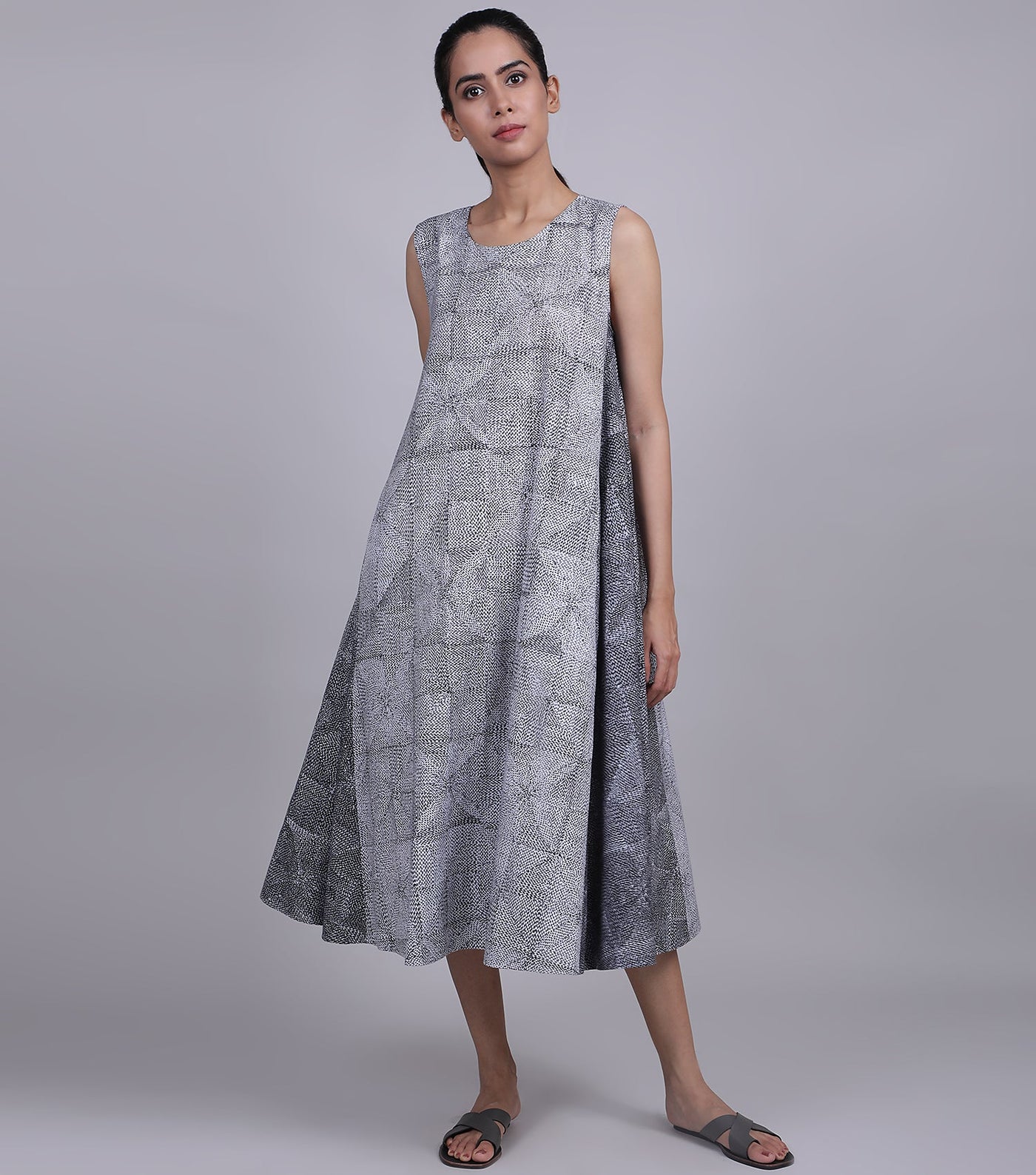 White Cotton Cambric Dress
