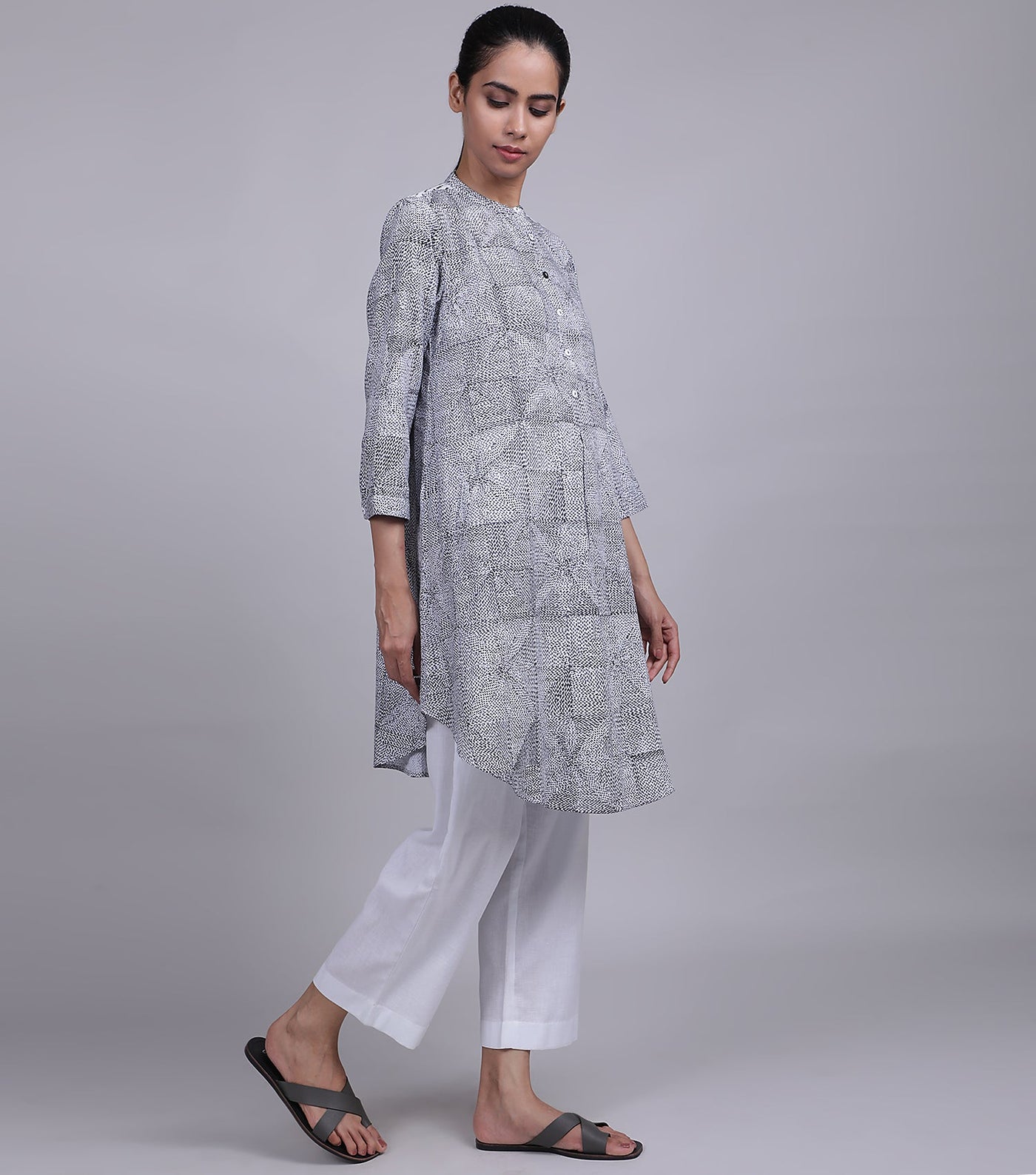 Black & White Cotton Tunic