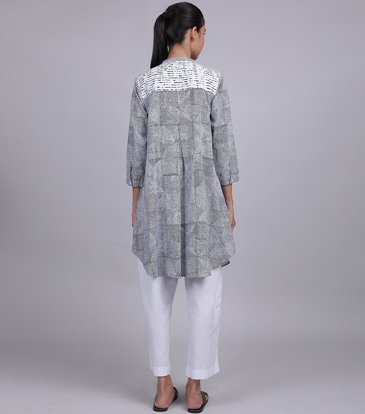 Black & White Cotton Tunic