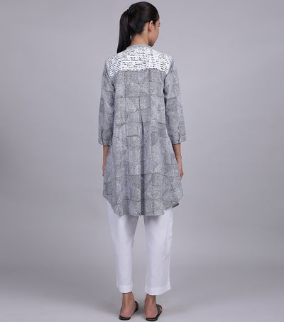 Black & White Cotton Tunic