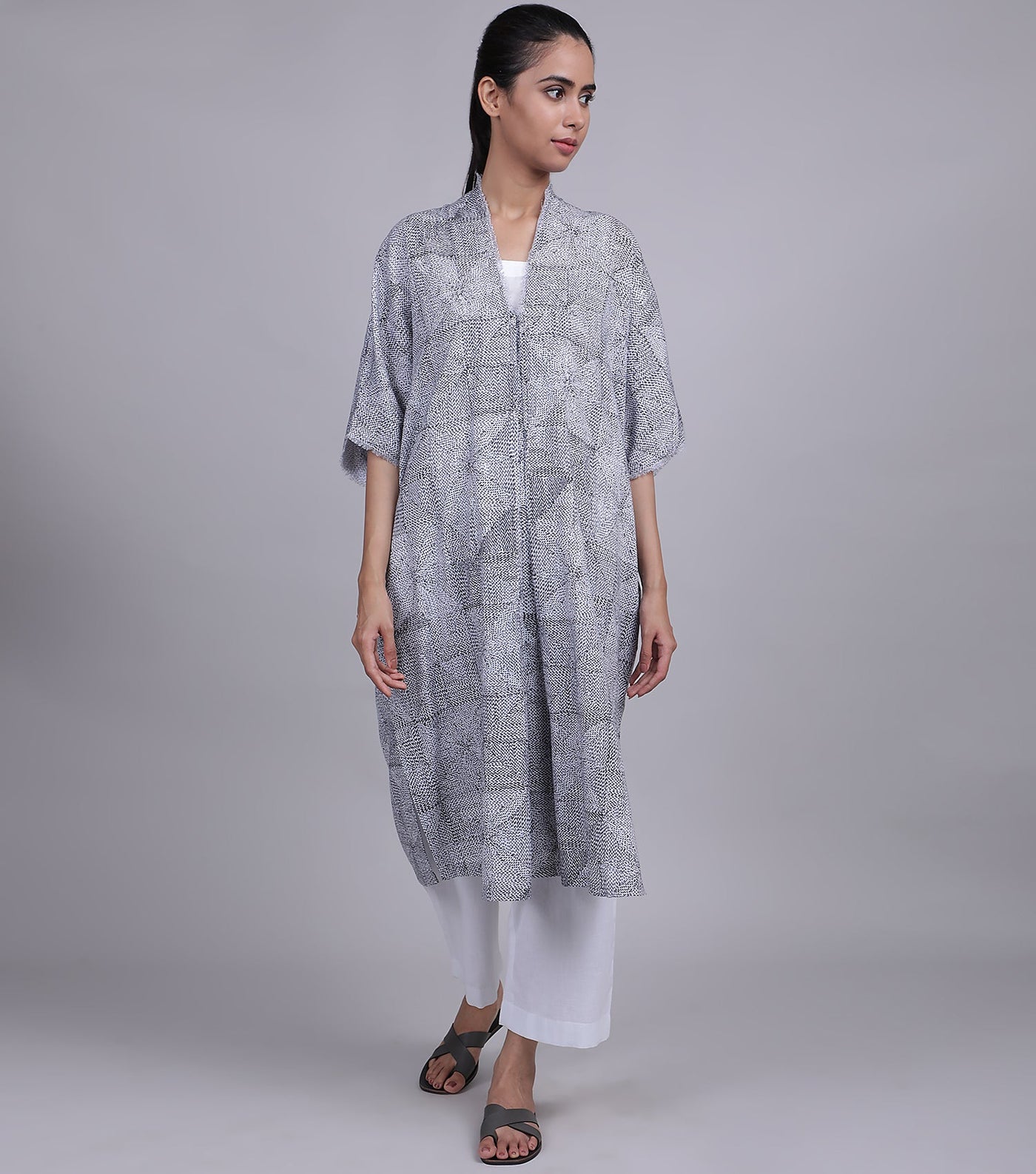 White Cotton Kaftan