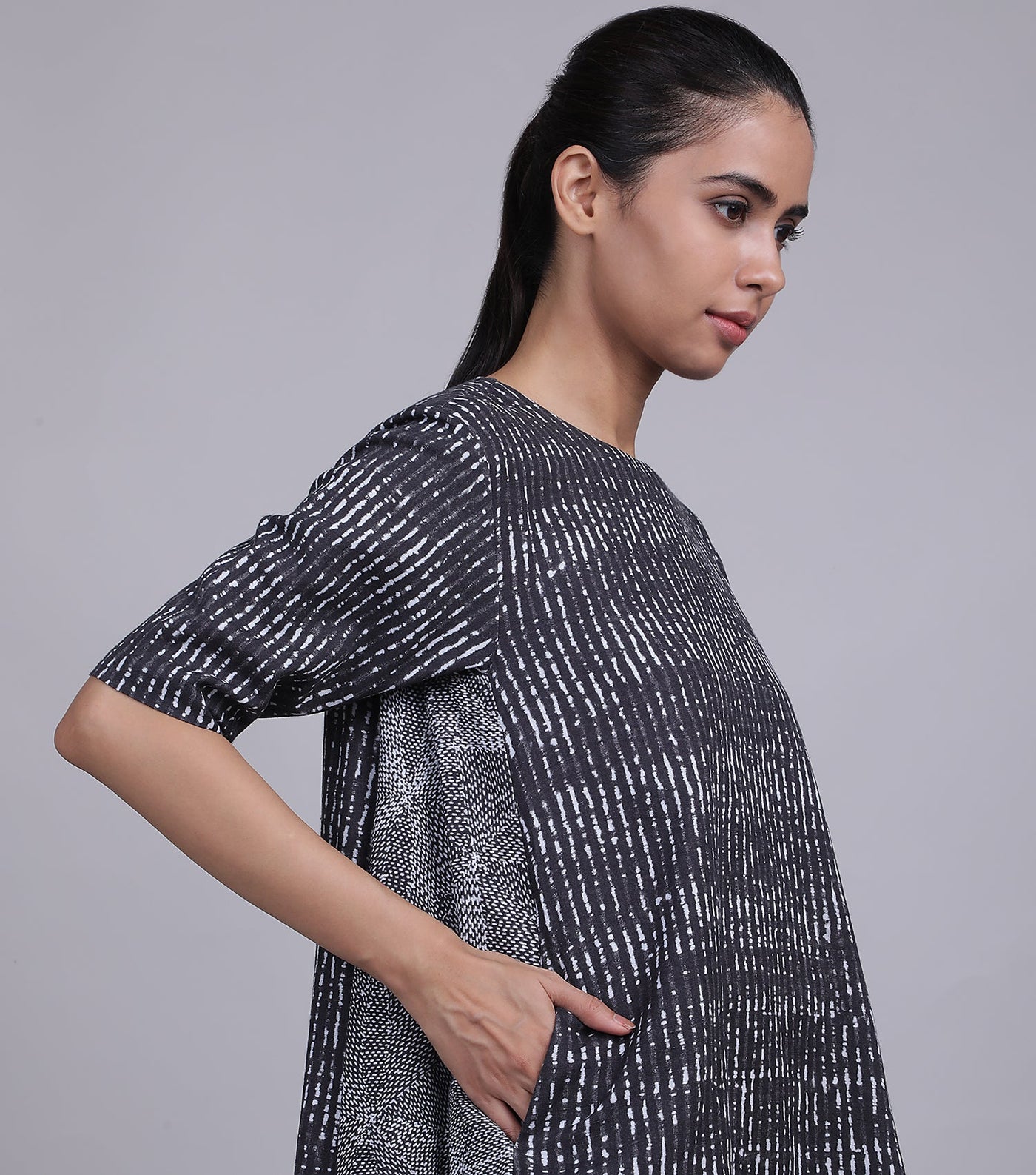 Black & White Cotton Top