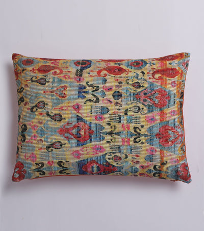 Yellow Printed Cushion Cover
