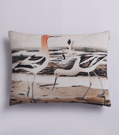 Natural Bird Cushion Cover
